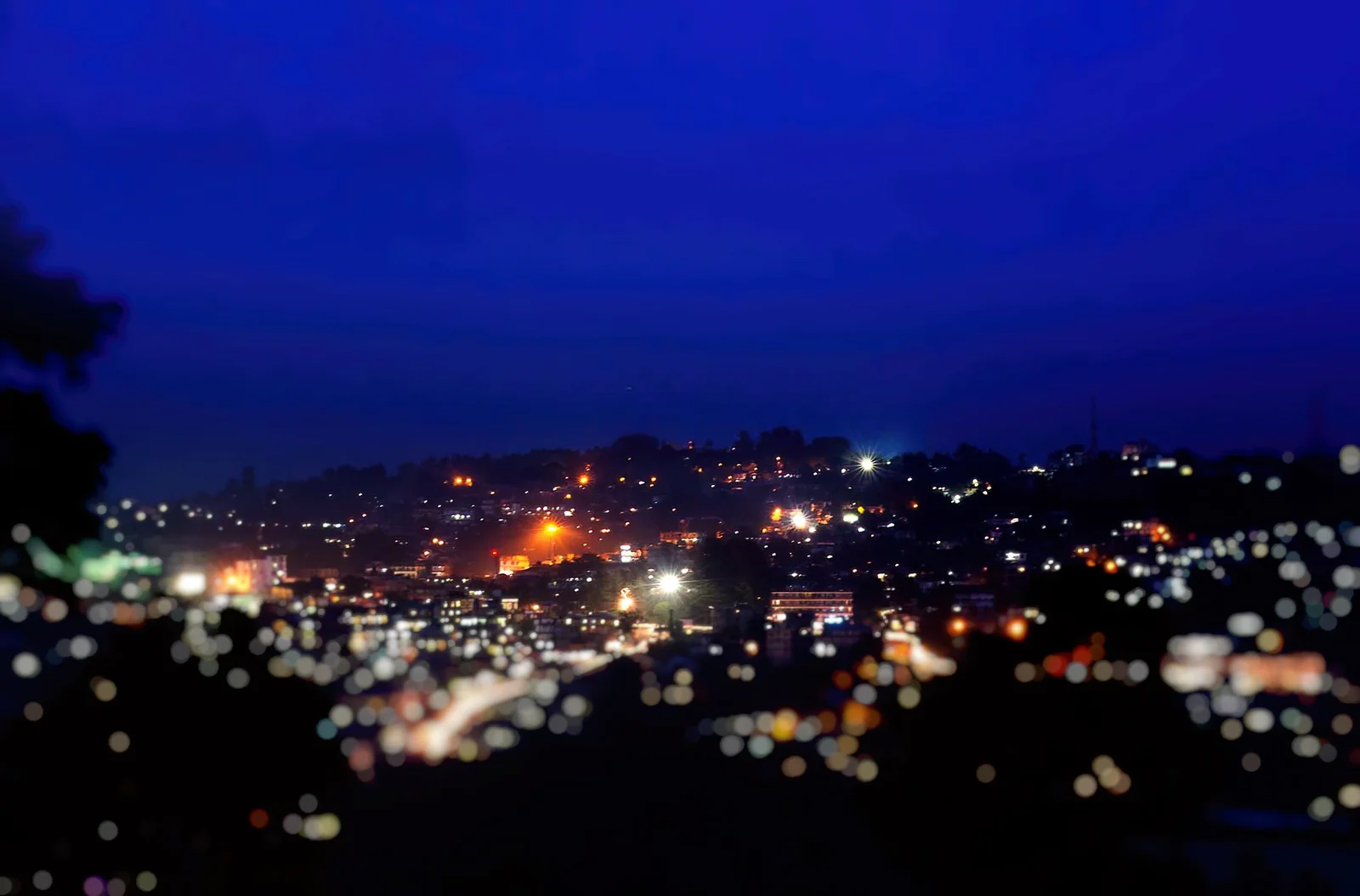 Night view of Itanagar