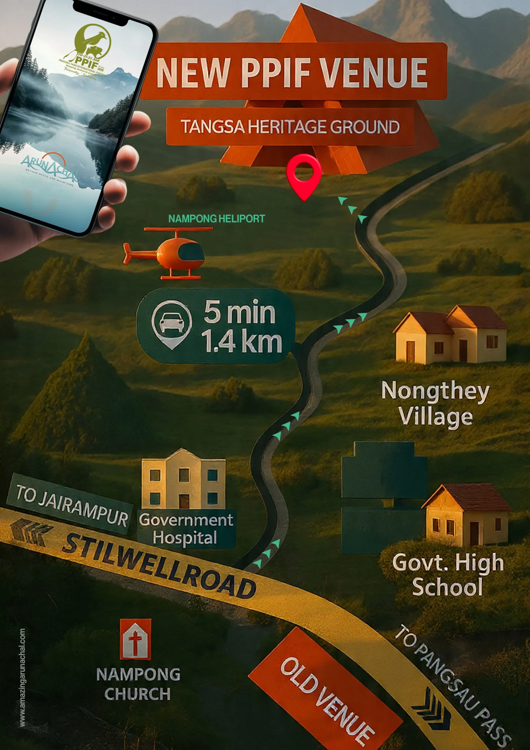 Pangsau Festival venue